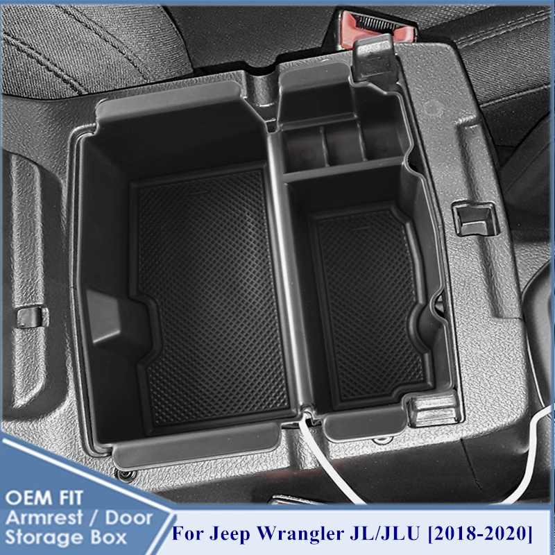 EDBETOS для Jeep Wrangler JL JLU 2018 2019 Rubicon Sport Sahara Moab подлокотник коробка хранения консоль