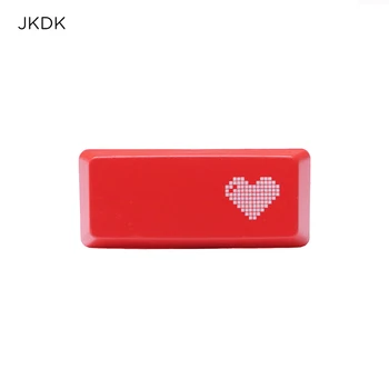 

OEM Profile ABS Dip Dye Sculpture Light-transmission Key Cap Keycap for Mechanical Keyboard Pixel Heart Enter ESC