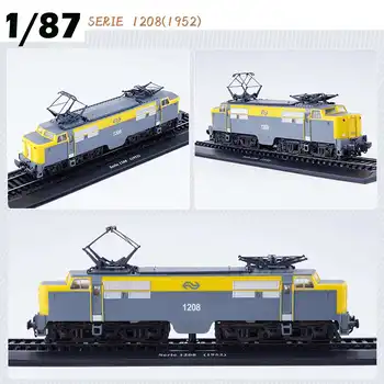 

LBLA Retro Train Model Class 1:87 SERIE 1208 (1952) Retro Steam Diesel Locomotive Train Model Building Blocks Toys Child Gift
