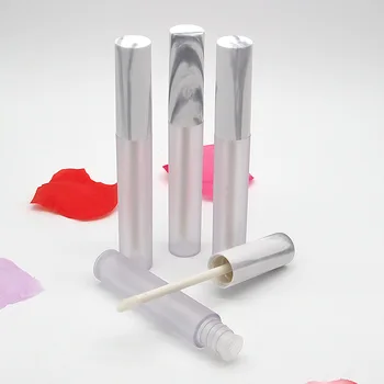 

1/5/10pcs Empty White Marble Cap Clear Plastic Lip Gloss Tube Lipstick Cosmetic Container Cosmetic Lip Balm Storage Bottle