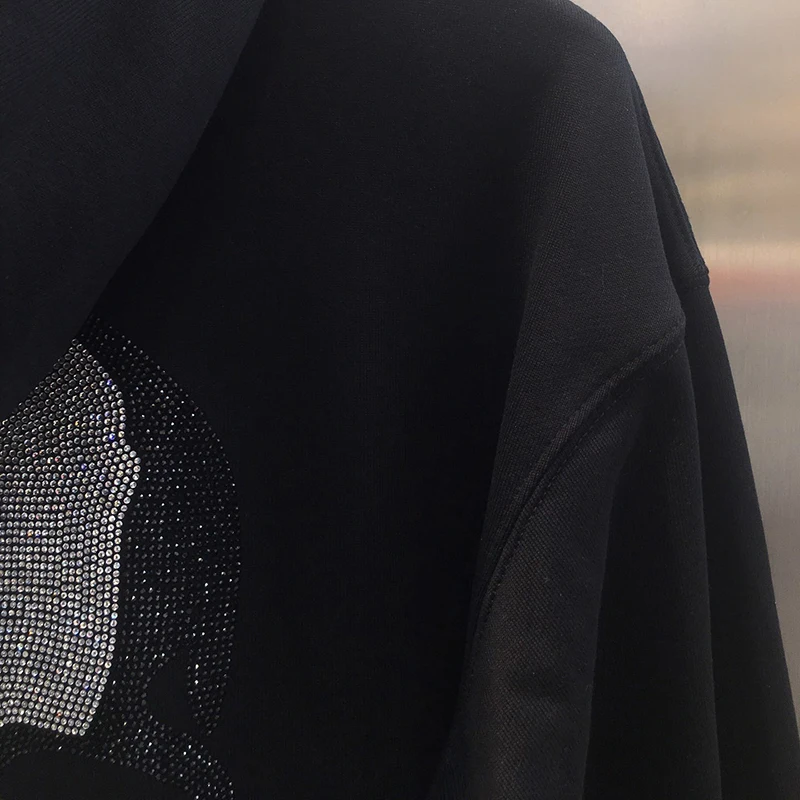 2019FW 1:1 лучшее качество бриллианты Mastermind японские толстовки для мужчин и женщин негабаритных с принтом черепа MMJ толстовки с капюшоном толстовки для мужчин