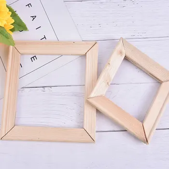 

1pc New Handmade Painting Landscape With Wooden Photos Frame Frame 15-20cm Long