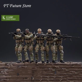 

In Stock 1/18 Scale Collectible Solider US Army Cavalry Regiment Action Soldier Toys 5 Figures Set JTUS004 Model for Fans Gifts