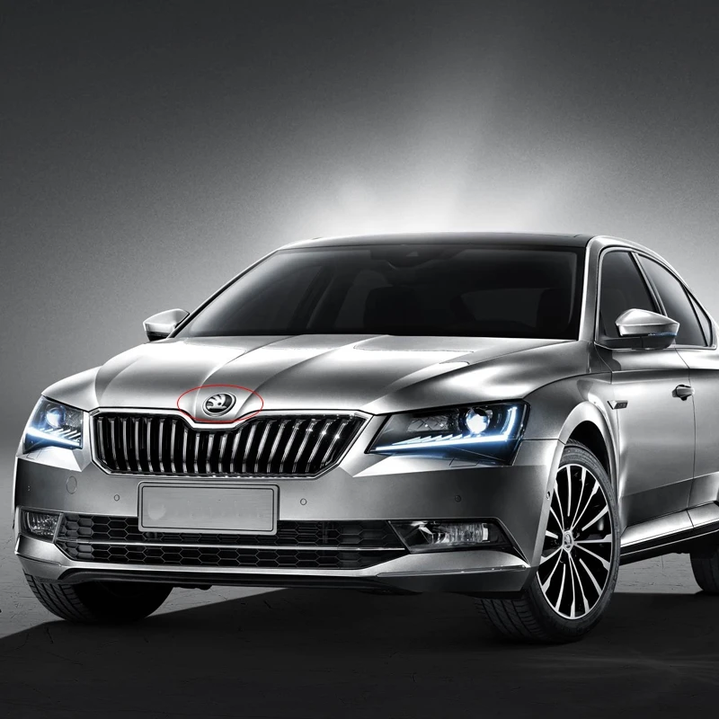 Передняя 90 мм и задняя 80 эмблема значок символ логотип для Skoda Octavia A5 A7 Fabia Rapid Yeti