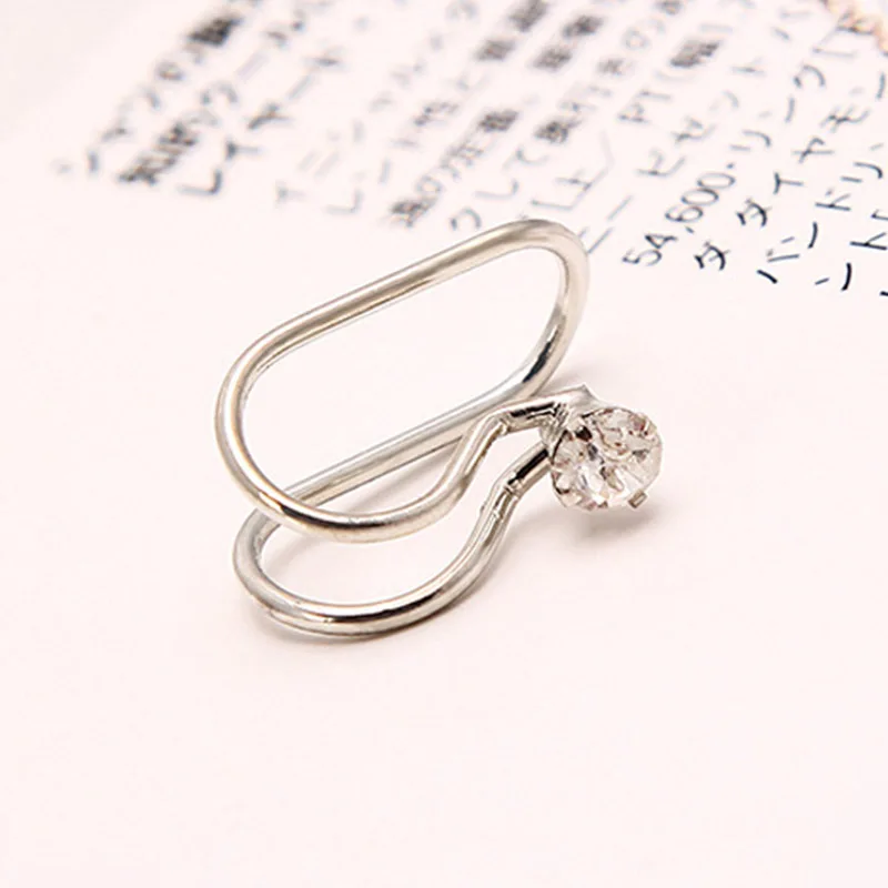 style 1 silver Модные Простые ушные манжеты, не прокалываются, не прокалываются, клипсы для ушей, маленькие звезды, клипсы, серьги для женщин, металлические ювелирные изделия для свадьбы - Окраска металла: style 1 silver