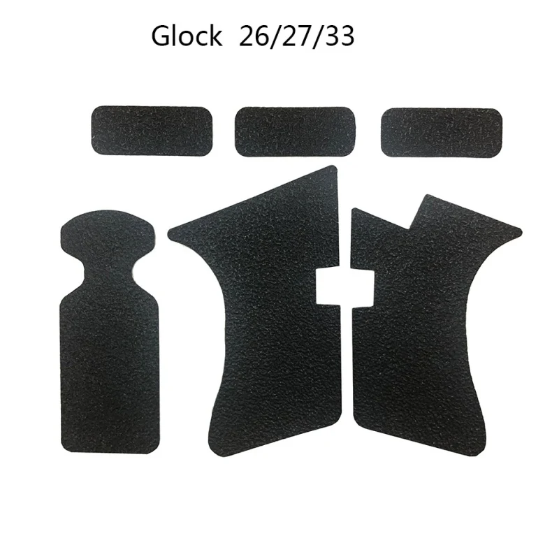 

Glock 26/27/33 Rubber Texture Grip Wrap Tape UV-light Resistant Water Grip Tapes Holster Pistol Survival Hunting Accessories