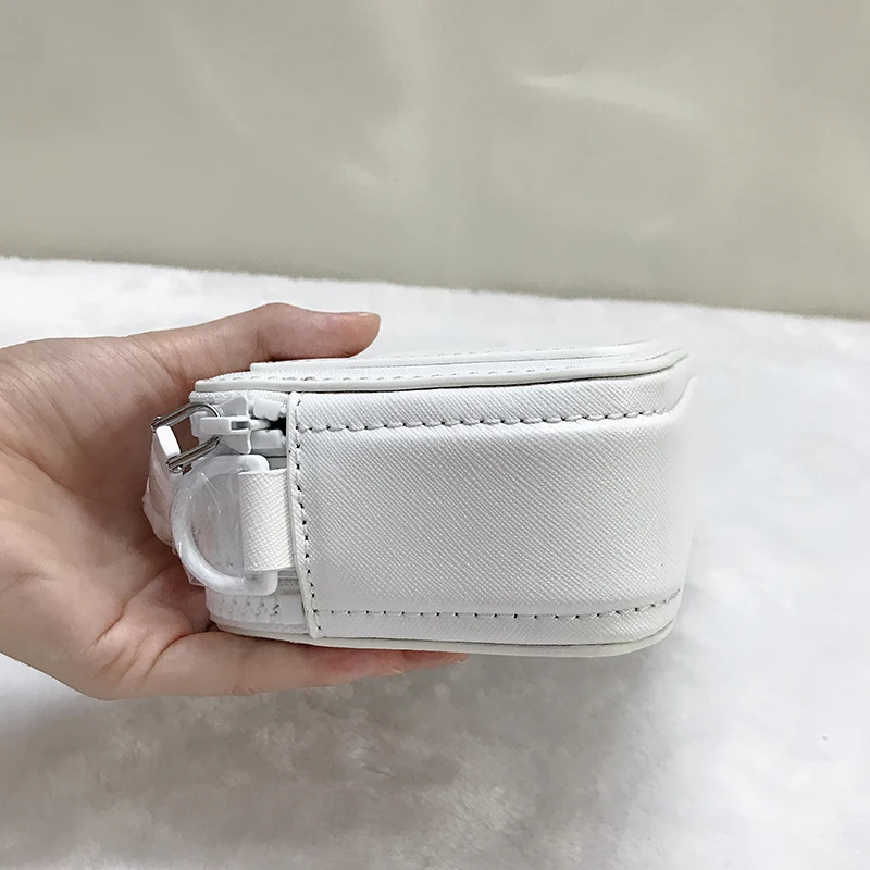 Women luxury designer bag handbags Letter Wide Shoulder Strap Double Zipper Mini Square Handbag Designer Luxury Crossbody Bags c