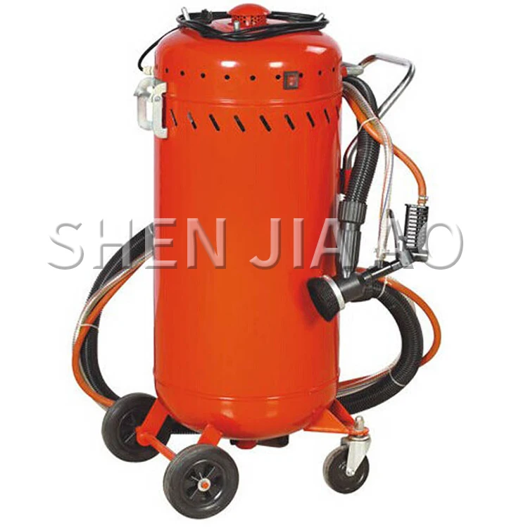 28 Gallons automatic recycling sandblasting machine, rust and oil removal sandbl