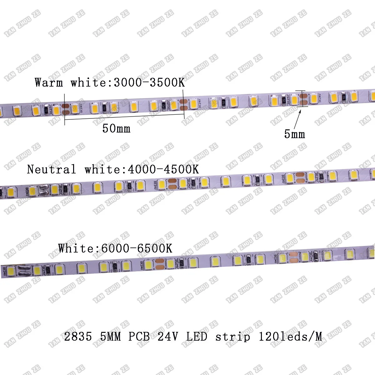 Светодиодный светильник CRI 80 + 5 мм 10 PCB 12 в 24 В 2835 120 светодиодный s 240 s/m диодный