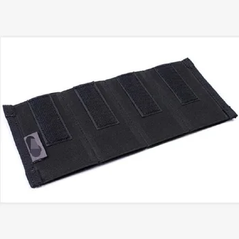 

Tactical MK3/MK4 MP5 UMP SMG Quadruple Separation Magazine Pouch Partition Compartment Mag Carrier Elastic Hook&Loop