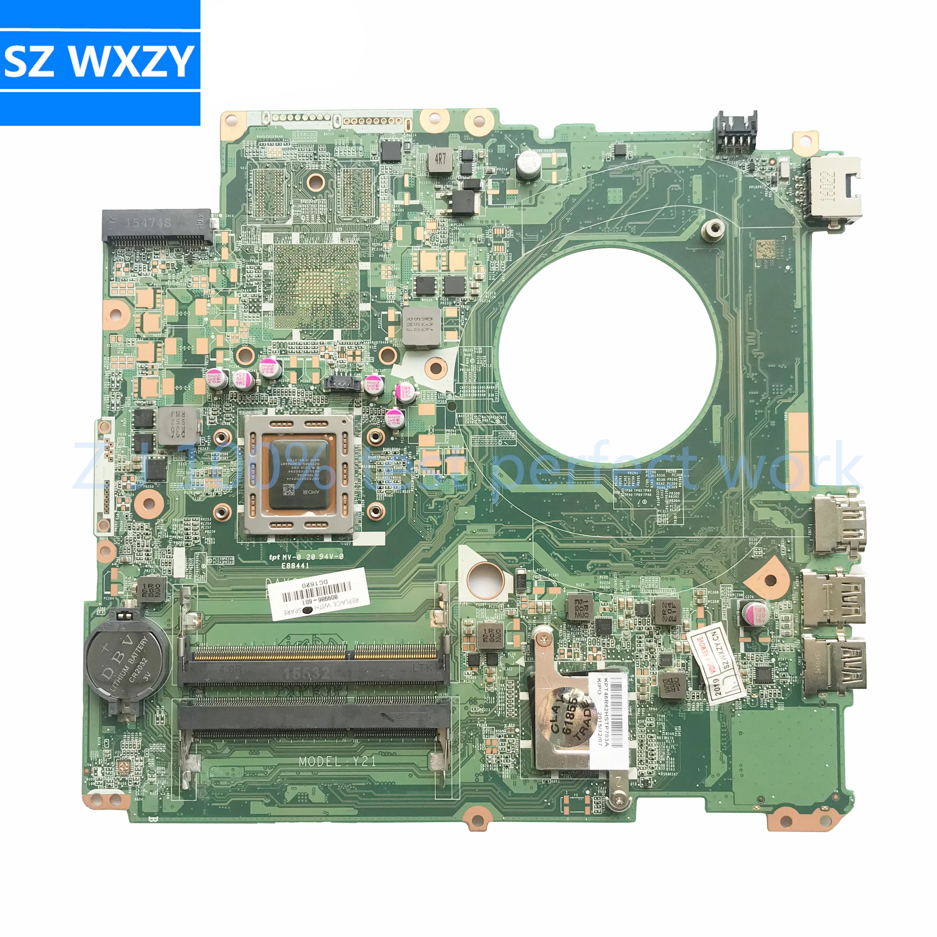 Материнская плата для ноутбука HP 17-P 17Z-P со стандартным ЦПУ 809986-601 DAY21AMB6D0 809986-501