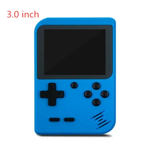 Ретро портативная мини-игровая консоль 8 бит карманный портативный игровой плеер встроенный 400 В 1 классические игры Лучший подарок игровой мальчик - Цвет: Blue