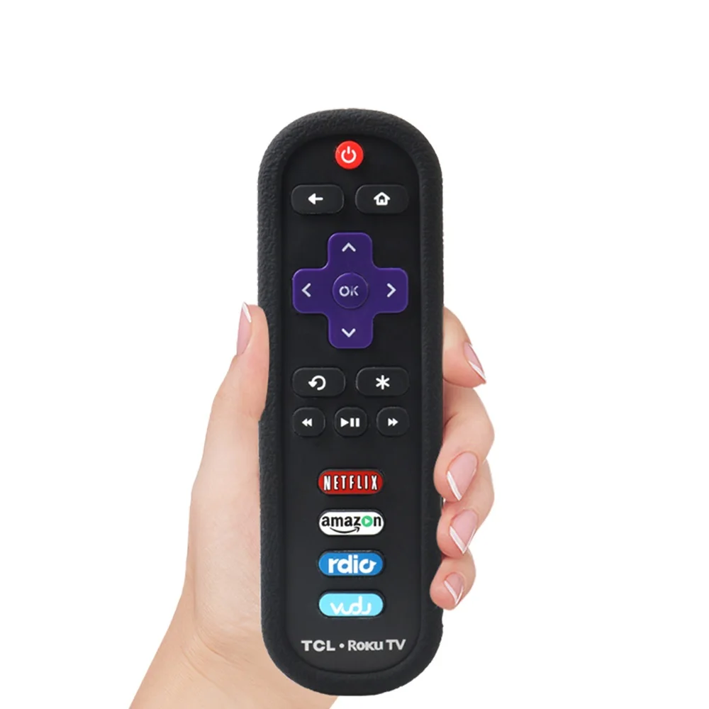 TCL Roku RC280 чехол для пульта дистанционного управления SIKAI силиконовый противоударный защитный чехол для Roku 3600R [RoHS протестированный Материал]