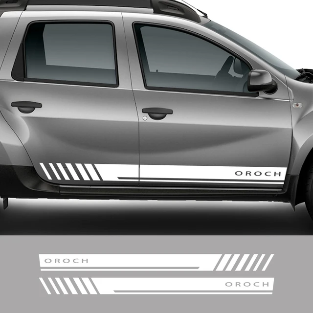 For Renault Duster Oroch Pickup Door Side Skirt Stripes Decals Car Stickers  Truck Graphics Vinyl Decor Cover Auto Accessories - Car Stickers -  AliExpress