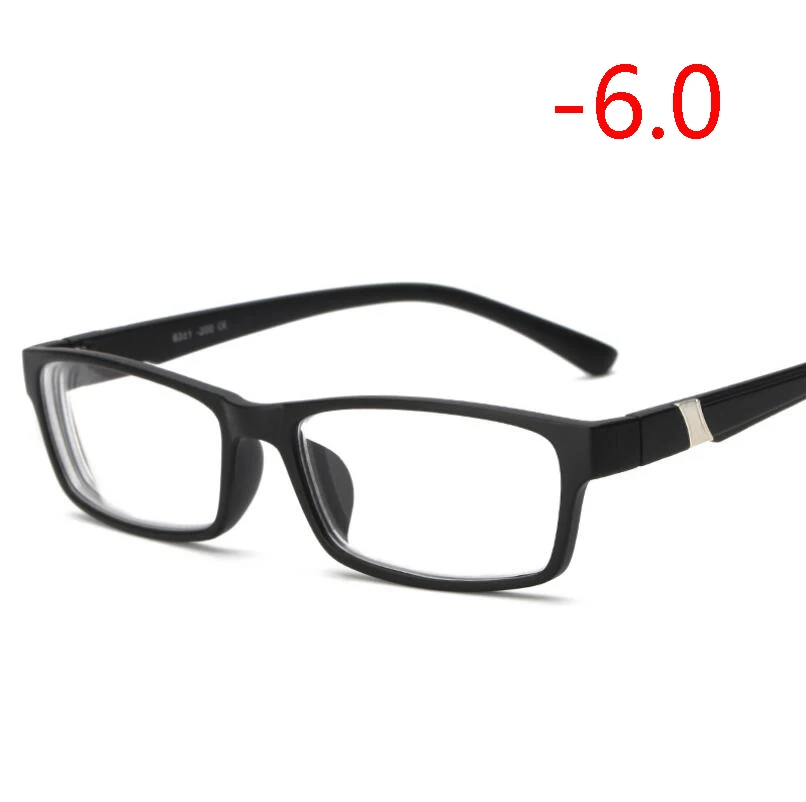 Женские Мужские готовые Цветочные ножки красные очки для близорукости анти-Blu-ray близорукость солнцезащитные очки-100-150-200-250-300-600 - Цвет оправы: Myopia 600