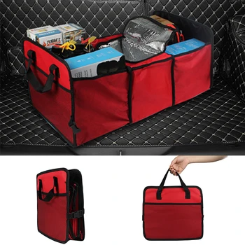 

1pc Universal Car Storage Organizer Car Trunk Storage Box Folding Food Refrigeration Box Heat Preservation Trunk Stowing Tidying