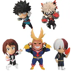 Мой герой фигурки игрушки все возможно Izuku Bakugou Q ver Аниме Boku без герой фигурка игрушки