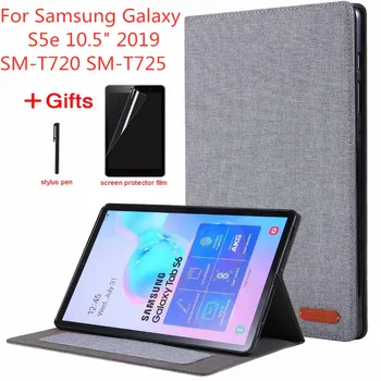 

For Samsung Galaxy Tab S5e 10.5 2019 Flip Tablet Cases For Tab S5E 10.5 SM-T720 SM-T725 Stand Cover Soft Protective Shell