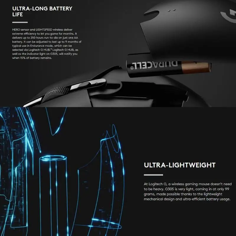 USB Беспроводная игровая мышь для мыши с подсветкой, 12000 dpi, 6 программируемых кнопок, Регулируемая оптическая компьютерная мышь