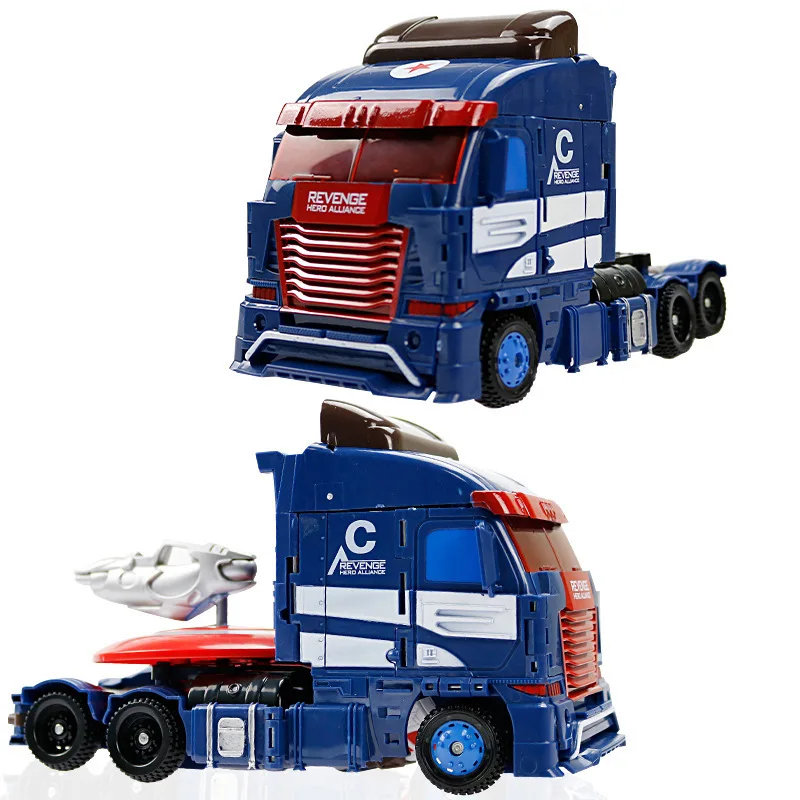 

Children Transformation America Captain 3 Car Avengers Robot Models Boy Hot Selling Gift