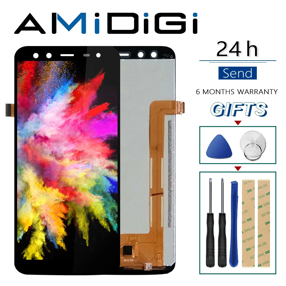 Для 5 7 &quotдюймов BlackView S8 ЖК дисплей + сенсорный экран дигитайзер стеклянная панель