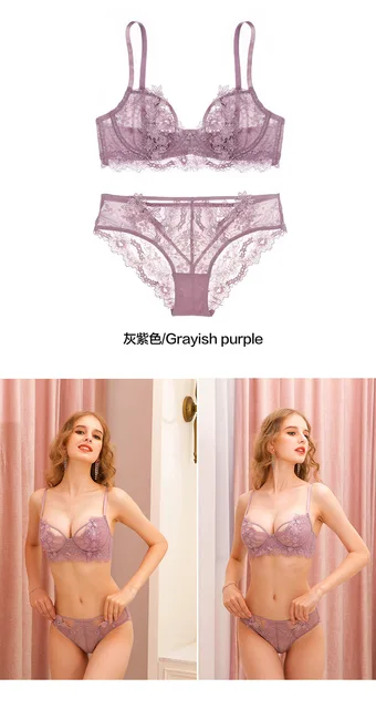 Ultra Thin Transparent Lace Push Up Bra Top With Embroidery Sexy Lingerie  For Women, Plus Size No Show Underwear Women In Brassiere C D Cup From  Dou01, $7.2