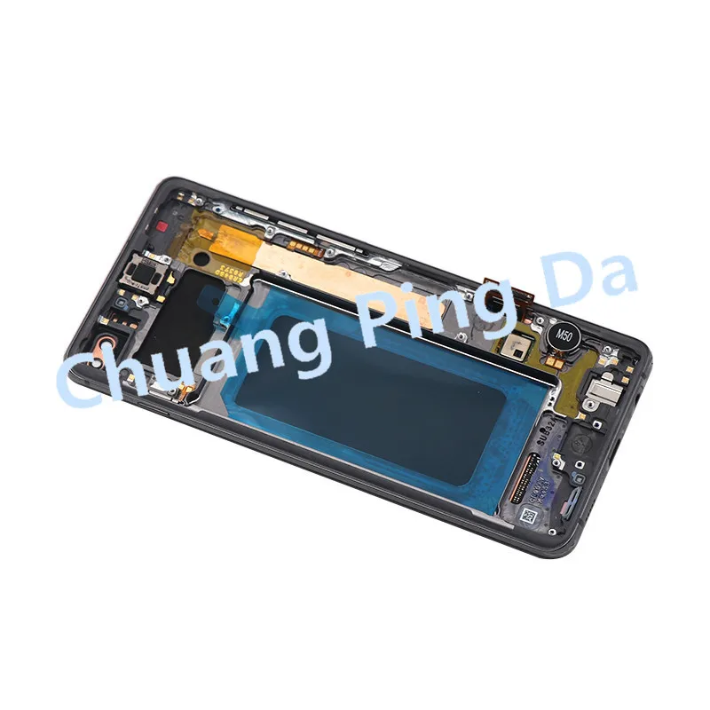Активно-матричные осид, S10 ЖК-дисплей для SAMSUNG Galaxy S10 G973F G973 S10 плюс G975 G975F кодирующий преобразователь сенсорного экрана в сборе
