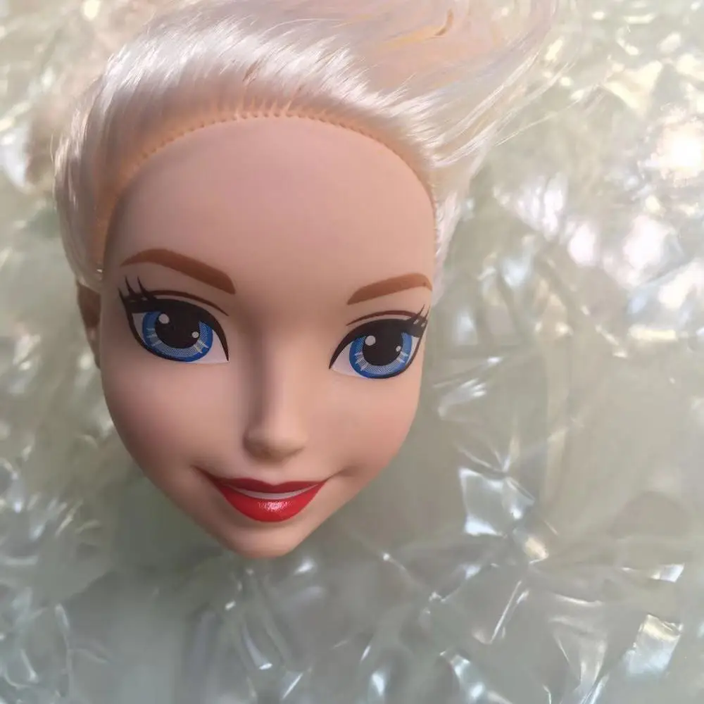 Asia Face коллекция кукольных игрушек голова принцессы кукла голова девочка DIY туалетный волос игрушки Детский Макияж DIY игрушка девочка подарок на день рождения - Цвет: as pics