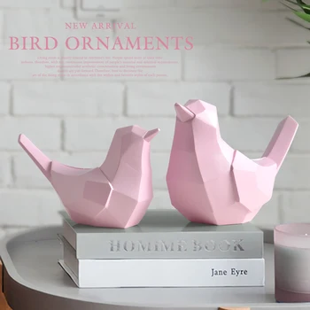 

2PCS/SET COUPLE BIRDS FAIRY GARDEN DECOR RESIN FIGURINES CRAFT FOR HOME DECORATION ACCESSORIES FOR TABLETOP GIFT TOYS ORNAMENT
