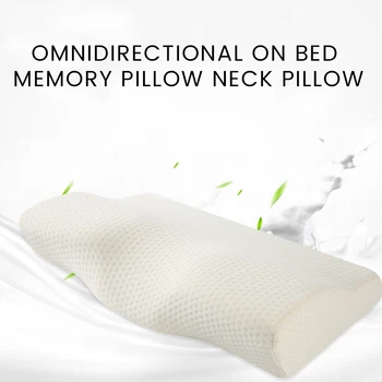 

Memory Foam Pillow for Sleep Cervical Pillows Butterfly Shaped Memory Orthopedic Sleeping Pillows Neck Protection Slow Rebound