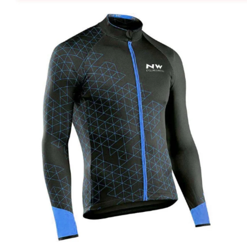 Новейшая Мужская NW белая велосипедная Джерси осенняя куртка Ropa Ciclismo быстросохнущая куртка для езды на велосипеде из джерси велосипедная спортивная одежда - Цвет: Style-1