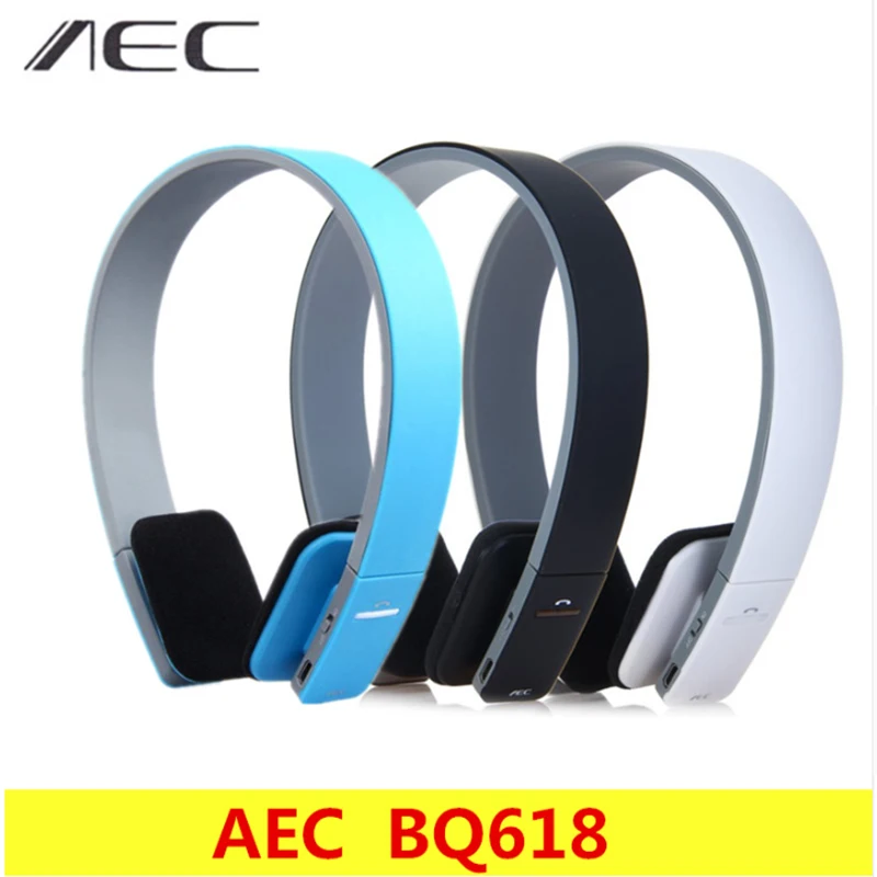 

AEC BQ618 Wireless Bluetooth EDR Headphone Headset Support Handsfree with Intelligent Voice Navigation for Cellphones Tablet