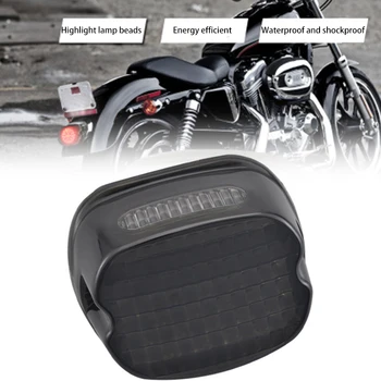 

NEW-Motorcycle Turn Signal Integrated LED Tail Light Stop License Lamp for Sportster XL883 Dyna Softail Touring