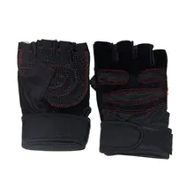 Удобные противоскользящие Перчатки для фитнеса с полупальцами, перчатки для тяжелой атлетики, защищают запястья, спортивные перчатки без пальцев, Новинка