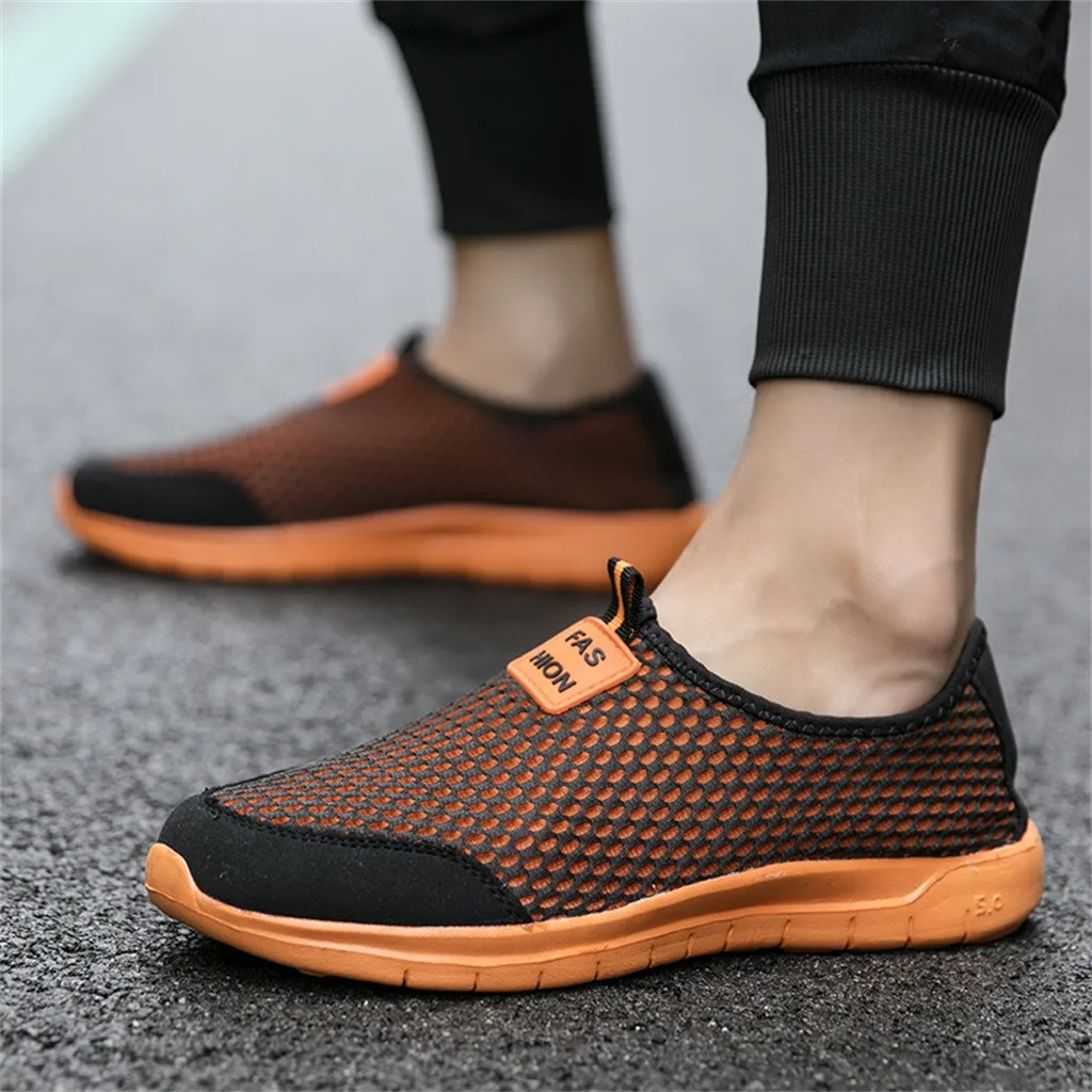 KANCOOLD Running Shoes Men Sneakers Wild Mesh Cloth Athletic Comfortable Lightweight Walking Leisure Sports Board Shoes 109#4