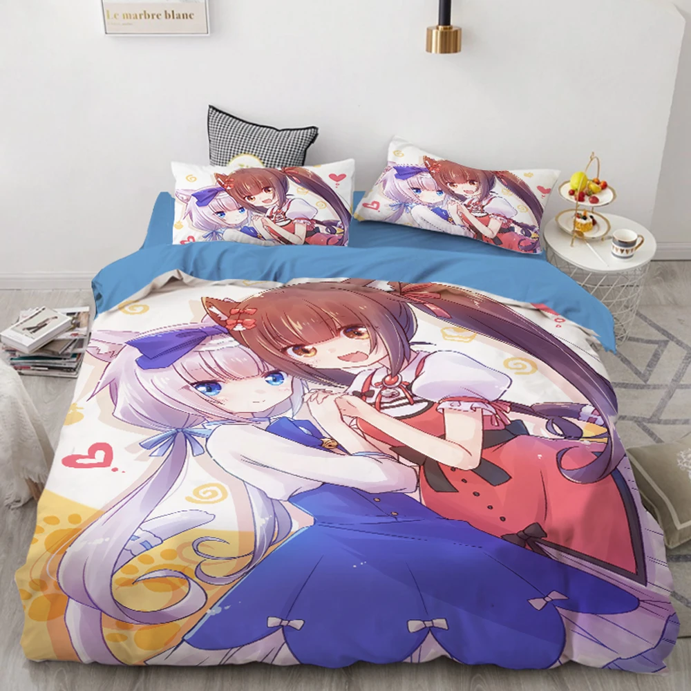 Jogo nekopara 3d jogo de cama capas