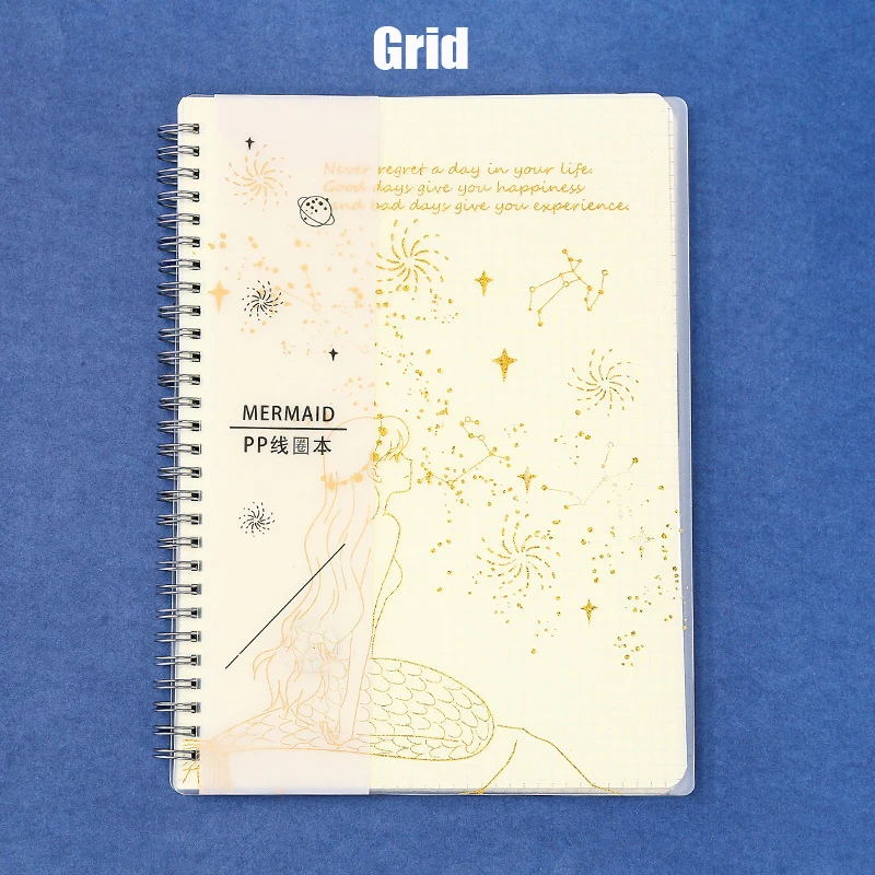 Bullet Journal Diary A5 notebook PP Hardcover Grid Line Drawing Planner Agenda школьные принадлежности закрепленный блокнот D30 - Цвет: 02