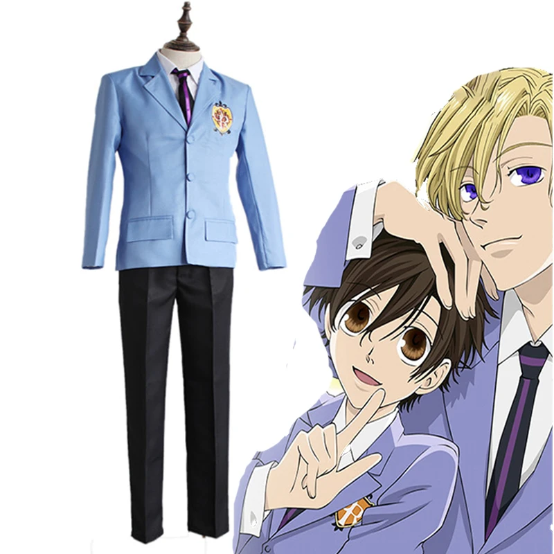 Ouran High School Host Club  Haruhi Fujioka / Tamaki Suou Cosplay Costume Uniform