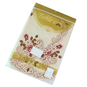 

European Style Rectangle Embrodiery Tablecloth Table Cover Protector For Dinning Table End Table Decoration 85x85 cm