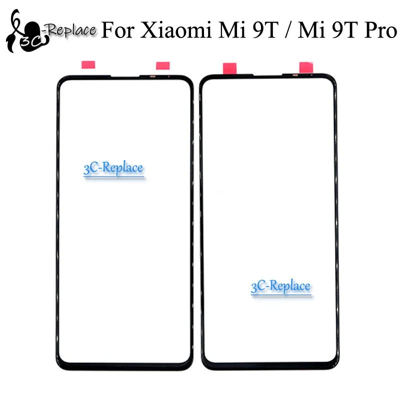 Черный 6 4 дюймов для Xiaomi Mi 9T / Pro Global M1903F10G M1903F11G сенсорный экран Стекло внешняя