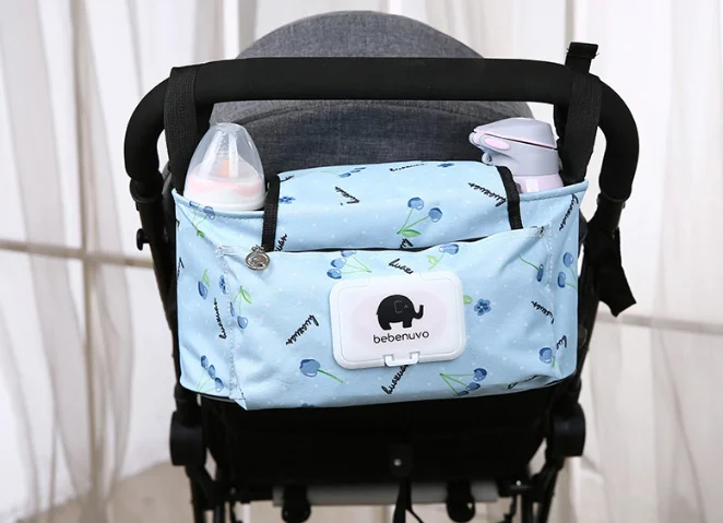 Baby Stroller Bag Organizer Bag Nappy Diaper Mummy Bag Mama Carriage Buggy Pram Cart Basket Hook Stroller Accessories