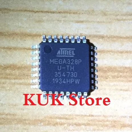 

Real 100% Original NEW MEGA328P AU / ATMEGA328P U-TH ATMEGA328P-AU ATMEGA328PAU QFP32 5PCS/LOT