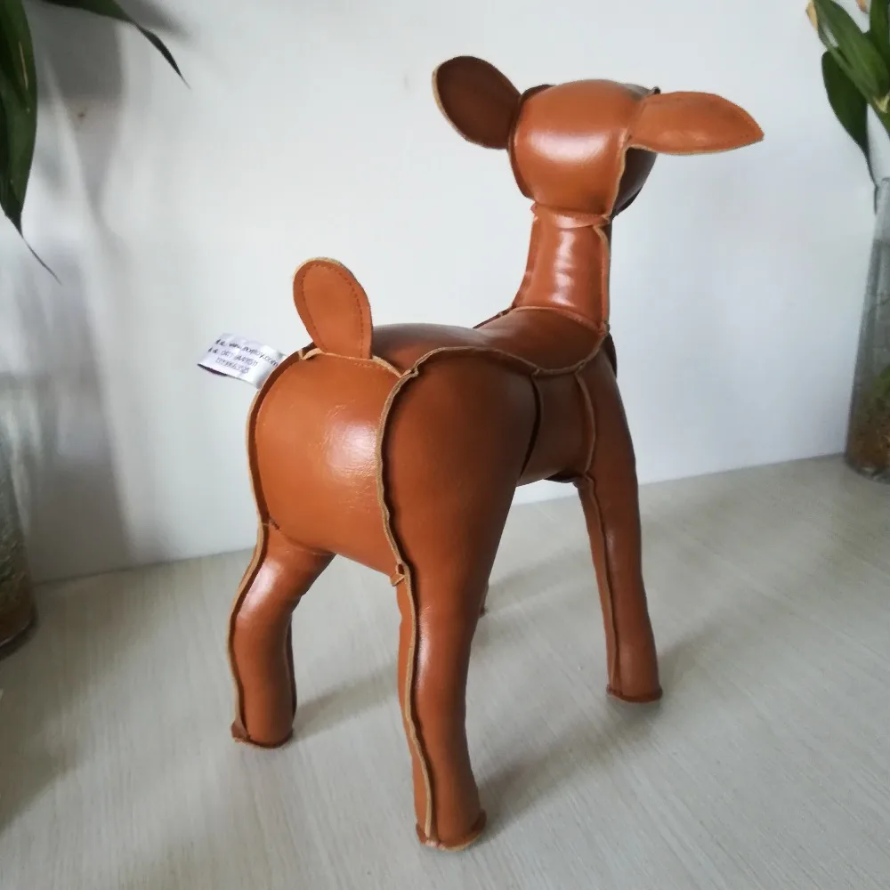 Около 30x33 см Милая sika плюшевая игрушка олень из искусственной кожи Коричневый Олень Мягкая кукла подарок на день рождения s0858