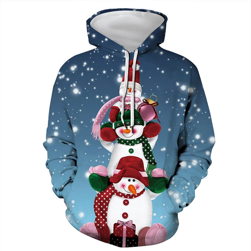 snowman hoodie