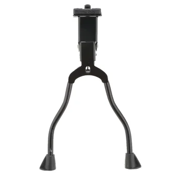 

Powerful Cycling Bicycle Foot Aluminum Alloy Parts Brace Bike Kickstand Black Support Parking Rack Side Double Leg Steady
