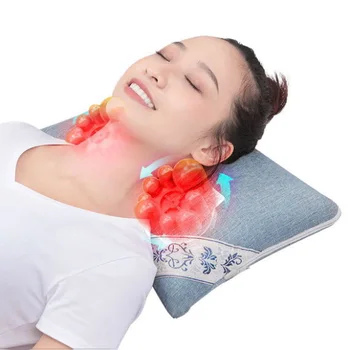 

Cervical Spine Massage Pillow Memory Foam Multifunctional Infrared Physiotherapy Instrument Neck Deep Kneading Massager