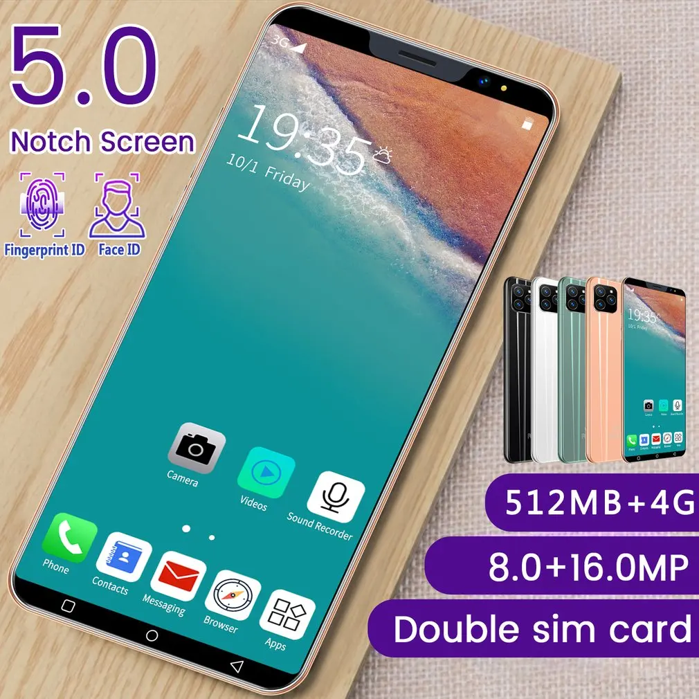 

I13 5.0 Inch Large Screen Android Smartphone Dual Card Dual Standby Phone 512Mb+4Gb Android Smartphone