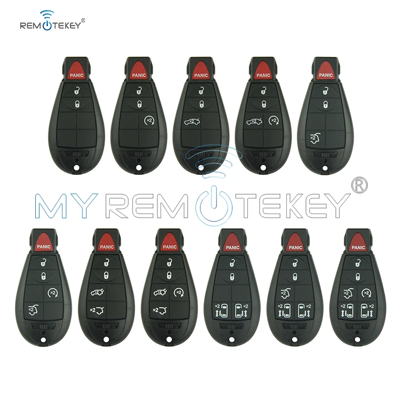 Remtekey для Dodge chrysler jeep fobik КЛЮЧ M3N5WY783X 267F-5WY783 434 МГц Автомобильный Брелок дистанционного управления с ключом 2009 2010 2011