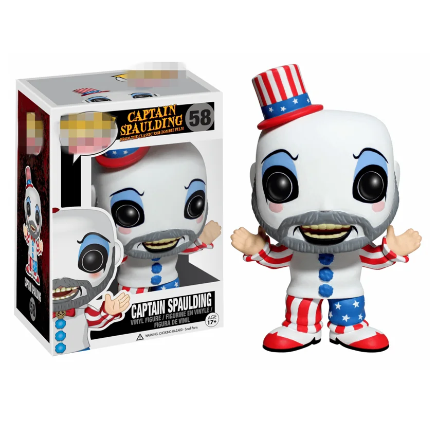 

Action Captain Spaulding Figures Toy Anime Model PVC Collectible Models Doll Toys for Birthday Gifts