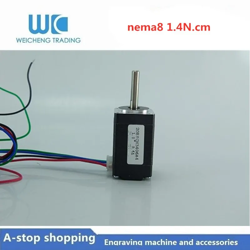Шаговый двигатель Nema 8 20BYGH микро шаговые двигатели 0 6a 1 4 нм длина 28 мм детали для 3D